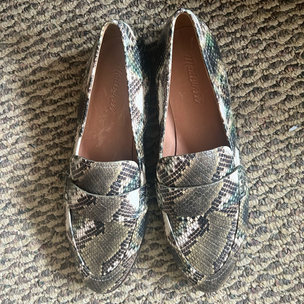 Madewell The Frances Snakeskin Loafer